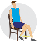 Knee strengthener – Move 2 infographic